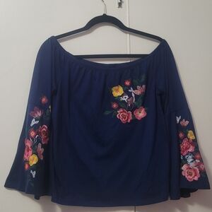 Disney Boutique Bambi Inspired Large Long Sleeve Top